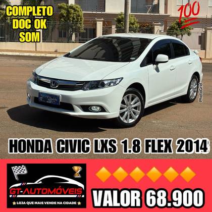 HONDA CIVIC 1.8 LXS 16V FLEX 4P AUTOMÁTICO